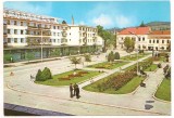 carte postala(marca fixa)-HATEG -vedere din centru