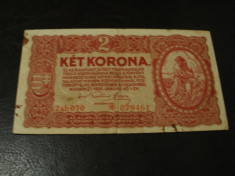 2 KOROANE 1920 UNGARIA foto