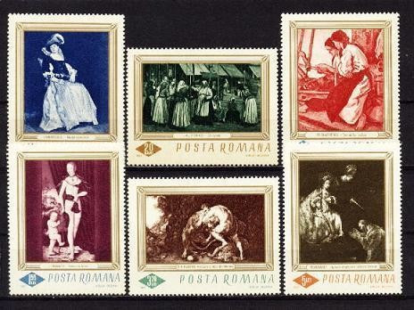 Romania 1967 - Pictura,serie completa neuzata