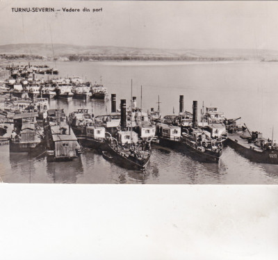 bnk cp Turnu Severin - Vedere din port - circulata foto