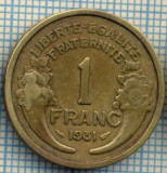 1634 MONEDA - FRANTA - 1 FRANC - anul 1931 -starea care se vede