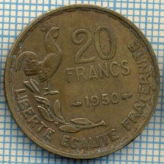 1633 MONEDA - FRANTA - 20 FRANCS - anul 1950 (trei pene ) -starea care se vede