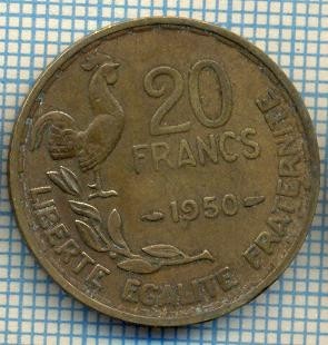 1633 MONEDA - FRANTA - 20 FRANCS - anul 1950 (trei pene ) -starea care se vede foto