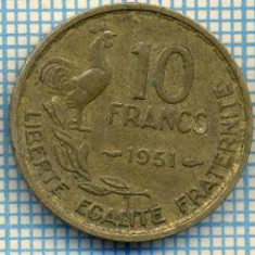 1681 MONEDA - FRANTA - 10 FRANCS - anul 1951 -starea care se vede