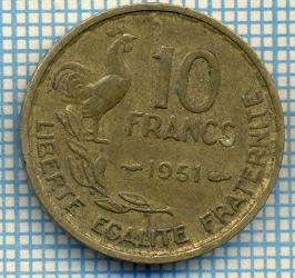 1681 MONEDA - FRANTA - 10 FRANCS - anul 1951 -starea care se vede foto