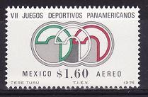 Mexic 1975 - Yv.no.PA 399,serie completa,neuzata foto