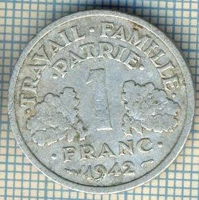 1649 MONEDA - FRANTA - 1 FRANC - anul 1942 (Guvernul de la Vichy) -starea care se vede foto