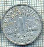 1646 MONEDA - FRANTA - 1 FRANC - anul 1942 (Guvernul de la Vichy) -starea care se vede
