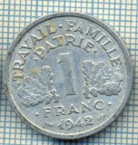 1646 MONEDA - FRANTA - 1 FRANC - anul 1942 (Guvernul de la Vichy) -starea care se vede