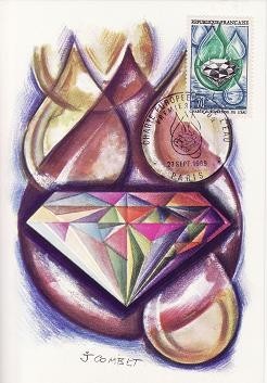 2046 - Franta carte maxima 1969