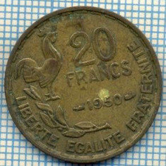 1631 MONEDA - FRANTA - 20 FRANCS - anul 1950 (trei pene) -starea care se vede