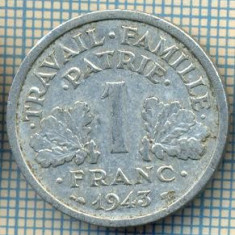 1645 MONEDA - FRANTA - 1 FRANC - anul 1943 (Guvernul de la Vichy) -starea care se vede