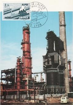 2230 - Franta carte maxima 1977 foto