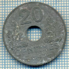 1654 MONEDA - FRANTA - 20 CENTIMES - anul 1943 (Guvernul de la Vichy) -starea care se vede