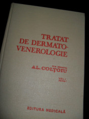 Tratat de dermato - venerologie , VOL 1 , Al. Coltoiu , Gh. Bucur , D. Forsea foto