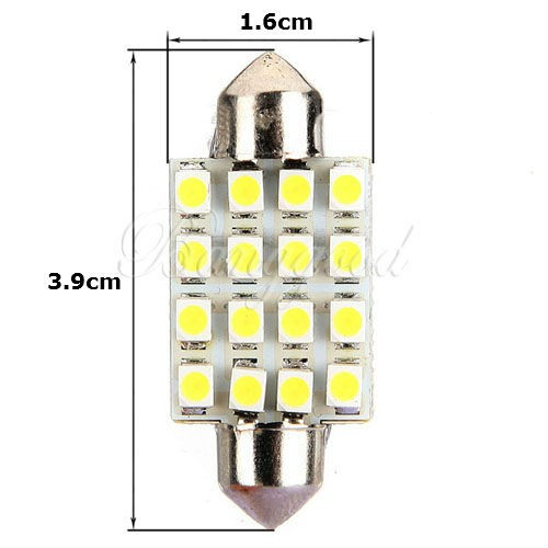 BEC MASINA cu LED pentru PLAFONIERA sau numar latime 39mm