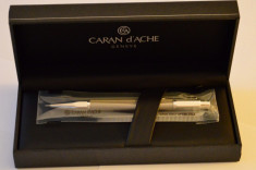 Caran D&amp;#039;ache 0.7mm Ivanhoe Silver Plated, Rhodium Coated, Mechanical Pencil (sigilat) foto
