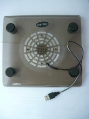 suport NOTEBOOK (mini-laptop) ventilator silentios; LED ( cooler pad ) foto