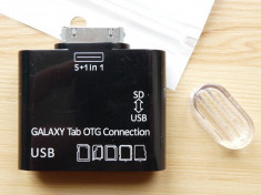 Adaptor OTG pentru tableta Samsung Tab2. Permite citirea stick de memorie foto
