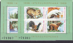 Colaborarea 1986,fauna ,acelasi numar ,Nr lista 1152,Romania. foto