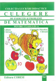 (C3982) CULEGERE DE EXERCITII SI PROBLEME DE MATEMATICA PENTRU CLASA A IV-A DE LILIANA CATRUNA, EDITURA CORESI, 2006