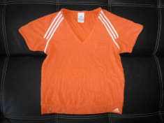 Tricou Adidas original; marime 40: 44.5 cm bust, 53 cm lungime; stare excelenta foto