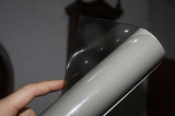 Folie transparenta stopuri / faruri / proiectoare - Fumuriu DESCHIS - 50 x 50 cm
