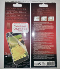 Set 3 buc. folii protectie Samsung Galaxy S3! foto