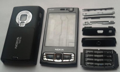 Carcasa Nokia N95 varianta 8 GIGA NEAGRA ( BLACK ) ORIGINALA COMPLETA foto