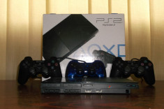 Consola PlayStation2 cu chip de modare foto