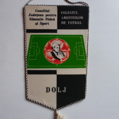 Fanion fotbal - Colegiul Judetean al Arbitrilor de Fotbal DOLJ