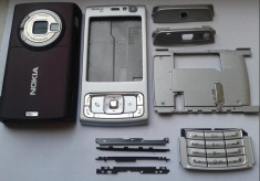 Carcasa Nokia N95 ARGINTIE ( SILVER ) ORIGINALA COMPLETA foto