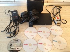 Playstation2 modat prin card +7 jocuri foto
