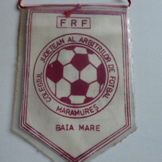 Fanion fotbal Colegiul Judetean al Arbitrilor Maramures - Baia-Mare