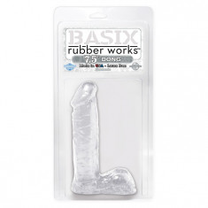 Dildo Basix - 7.5 inch Dong - Clear foto