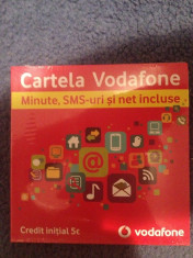 50xCartela Vodafone cu numar si 5 euro inclusi pachet sigilat foto