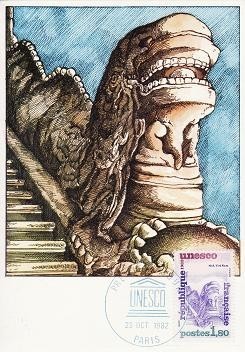 6521 - Franta carte maxima 1982 foto