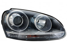 HEADLIGHTS VW GOLF 5 V 03-07_GTI LOOK_BLACK - SWV06DB foto