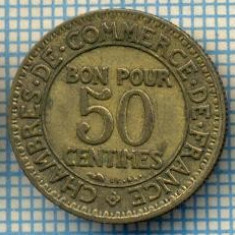 1694 MONEDA - FRANTA - 50 CENTIMES - anul 1922(Camera de Comert a Frantei) -starea care se vede