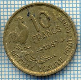 1686 MONEDA - FRANTA - 10 FRANCS - anul 1957 -starea care se vede foto