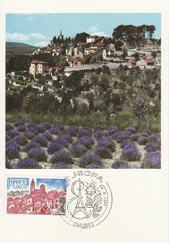 3939 - Franta carte maxima 1977 foto