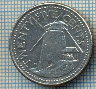 1703 MONEDA - BARBADOS - 25 CENTS - anul 2000 -starea care se vede foto