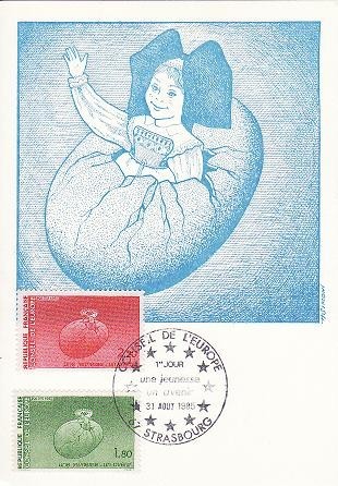 6526 - Franta carte maxima 1985