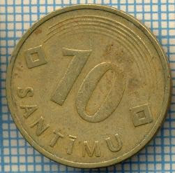 1729 MONEDA - LETONIA(LATVIA) - 10 SANTIMU - anul 1992 -starea care se vede foto