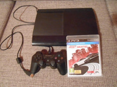 Vand consola Sony PS3 cu 500Gb memorie, un joystick si un joc Nfs Most Wanted foto