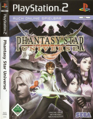 JOC PS2 PHANTASY STAR UNIVERSE ORIGINAL PAL / STOC REAL / by DARK WADDER foto