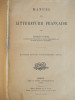 CHARLES PLOETZ - MANUEL DE LITTERATURE FRANCAISE [ MANUAL DE LITERATURA FRANCEZA ] - BERLIN - 1886