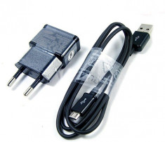 10. Cablu date microusb + incarcator Samsung 2 Ah pentru Galaxy s3 S4 S5 HTC LG etc foto