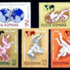 Romania 1967 - Lupte 5v.serie completa,neuzata