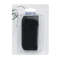 Husa textil Nokia CP-323 neagra pentru Nokia N97 Blister Originala foto